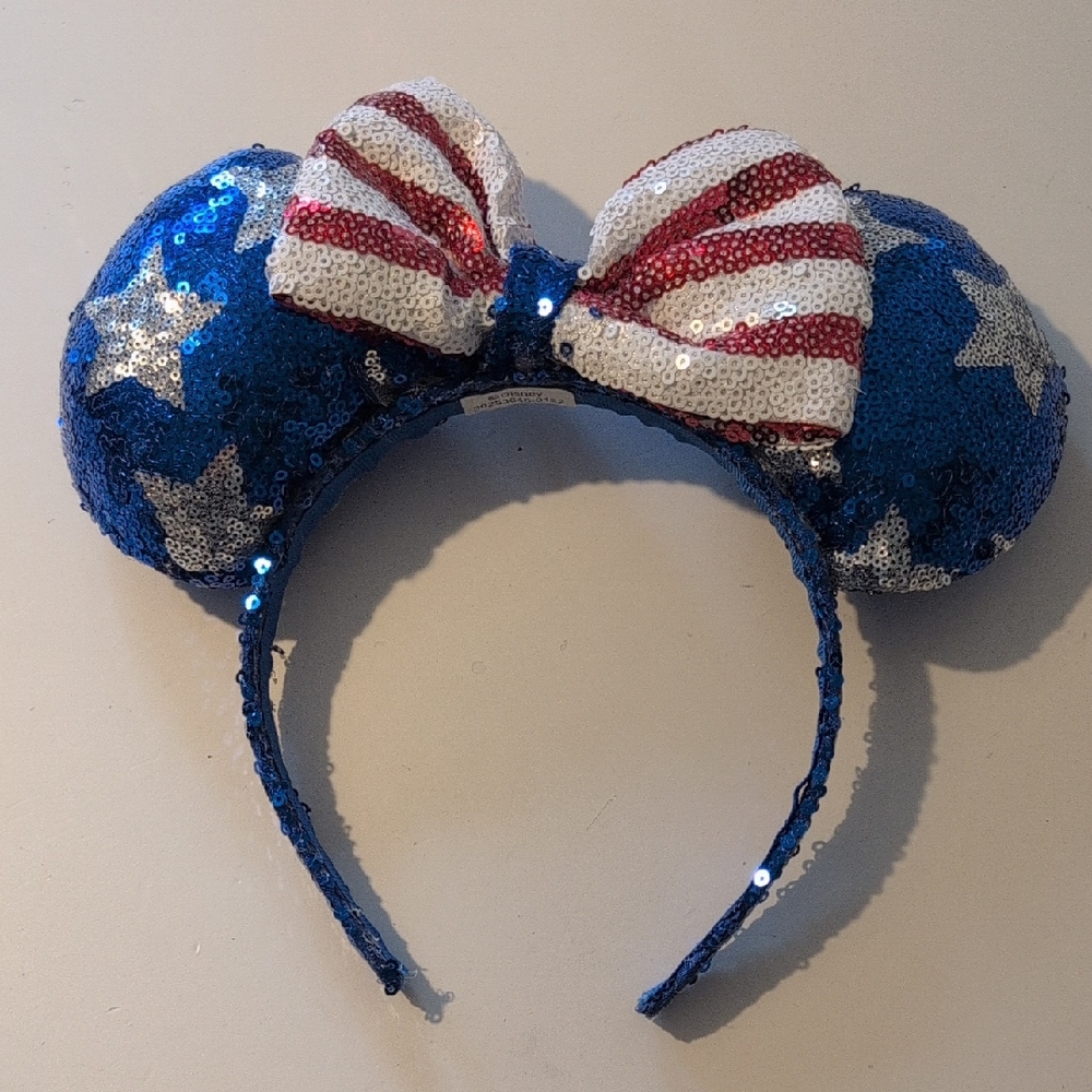 Disney Patriotic Sequin Headband